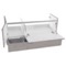 Wide Bathroom Vanity, Double, Floating, 48